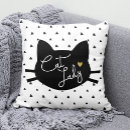 Recherche de maman chat coussins Noir et blanc