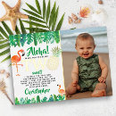 Recherche de flamingo vœux cartes Luau