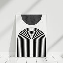 Recherche de abstrait noir et blanc posters Géométrique