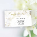 Recherche de fleurs blanches cartes visite Fleuri