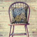 Recherche de fleurs dahlia coussins Bleu