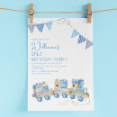 Recherche de jouet vintage invitations Bleu