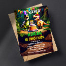Recherche de tyrannosaure invitations Rugissement