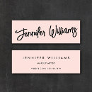 Recherche de rose pâle cartes visite Simple