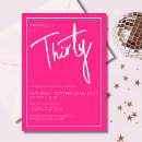 Recherche de 30ème anniversaire invitations Élégant