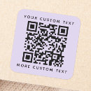 Recherche de url autocollants Code qr et texte