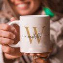 Recherche de pendaison de crémaillère tasses Monogramme