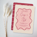 Recherche de brillant mariage invitations Rose
