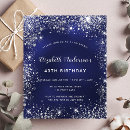 Recherche de bleu et blanc invitations Pour elle