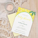 Recherche de tranche de citron invitations Vert