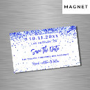 Recherche de bleu royal et blanc magnets Enregistrer la date