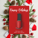 Recherche de ongle vœux cartes Rouge