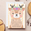 Recherche de oh deer anniversaire invitations Rustique