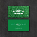 Recherche de landscaper cartes visite Vert