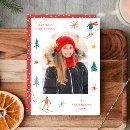 Recherche de vacances de ski vœux cartes Mignon