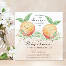 Recherche de peach baby shower invitations Bientôt maman