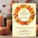 Recherche de autumn thanksgiving invitations Fête