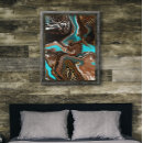 Recherche de marbre brun posters Noir