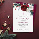 Recherche de noël religieuses invitations Petite fille