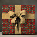Recherche de motif harlequin papier cadeau Rétro