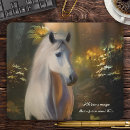Recherche de cheval et forêt tapis souris Équin