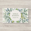 Recherche de décor botanique cartes visite Toute personne