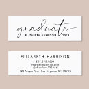 Recherche de une carte graduation cartes visite Pour elle