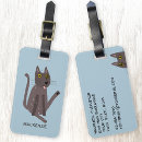 Recherche de humour de chat bagages étiquettes Drôle