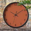 Recherche de terre cuite horloges Rouille