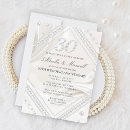 Recherche de 30 ans de mariage cartes invitations Perle