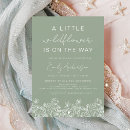 Recherche de olive baby shower invitations Floral