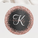 Recherche de noir et or autocollants Monogramme