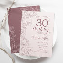 Recherche de pink 30ans anniversaire invitations Tendance