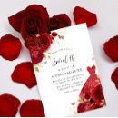 Recherche de 16ans anniversaire invitations Rouge