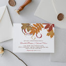 Recherche de feuille 11x16 invitations Rustique