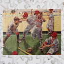 Recherche de baseball puzzles Vintage