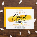 Recherche de modern college graduation invitations Aquarelle