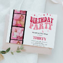 Recherche de hot pink anniversaire invitations Chic
