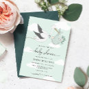 Recherche de vert menthe invitations Bientôt maman