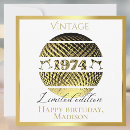 Recherche de 1974 anniversaire cartes Vintage