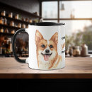 Recherche de corgi chien tasses Aquarelle