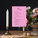 Recherche de menu rose mariage invitations Typographie