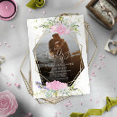 Recherche de fleurs pastel invitations Élégant floral moderne