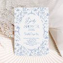 Recherche de delft blue invitations Bleu et blanc