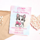 Recherche de de chaton invitations Rose