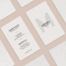 Recherche de nuances de gris cartes visite Monogramme