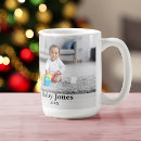 Recherche de premier noël bébé tasses Blanc