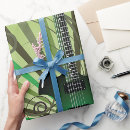 Recherche de vert électrique papier cadeau Musique