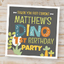 Recherche de dinosaure rex serviettes Anniversaire de dinosaure