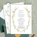 Recherche de modern floral bridal shower invitations Fleur sauvage
